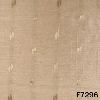 Zari Buti Work Chanderi Fabric - F7296