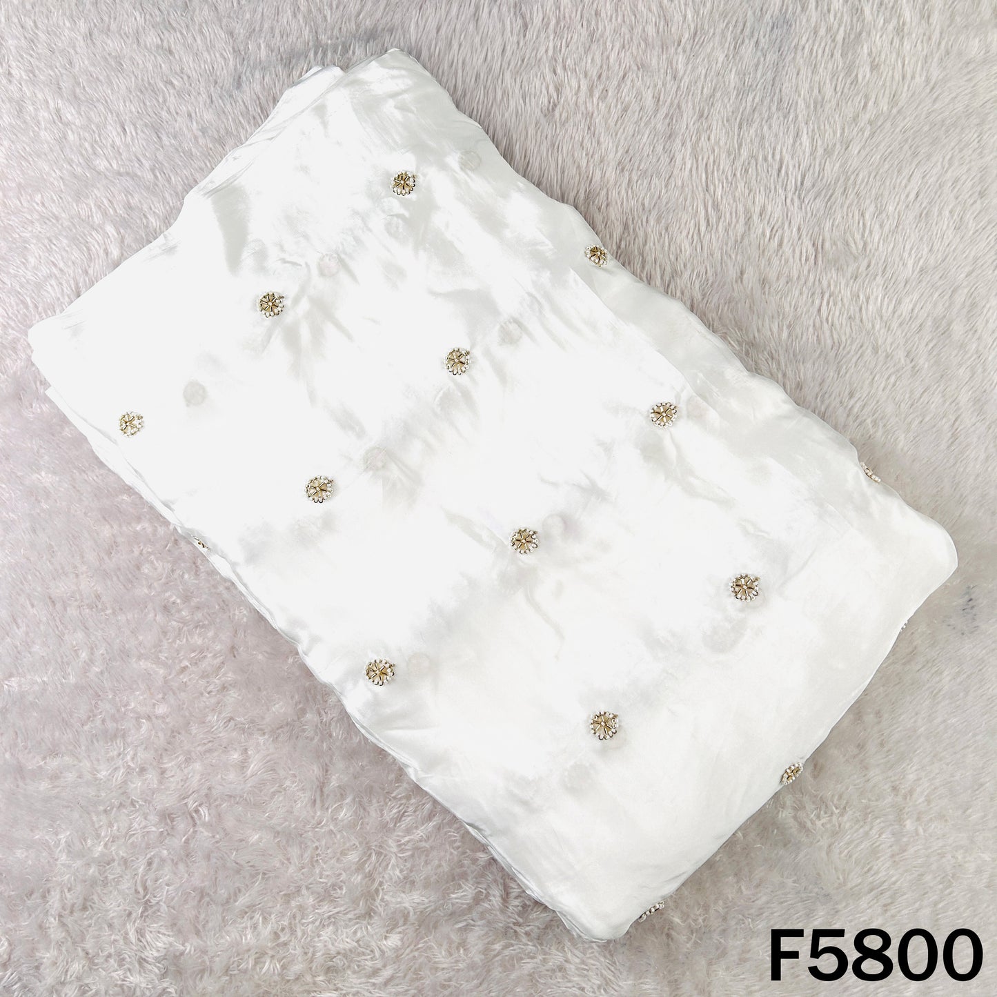 Dyeable Cut Dana Work Crepe Fabric - F5800