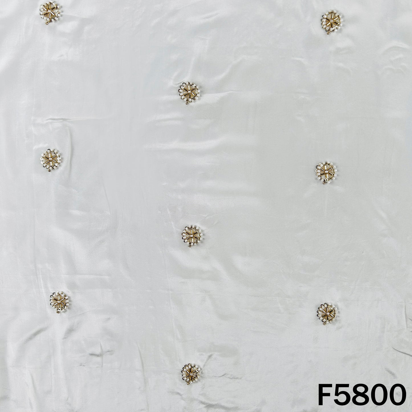 Dyeable Cut Dana Work Crepe Fabric - F5800