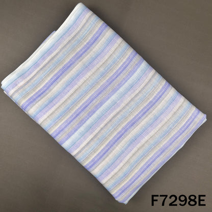 Multicolour Stripes Linen Fabric - F7298