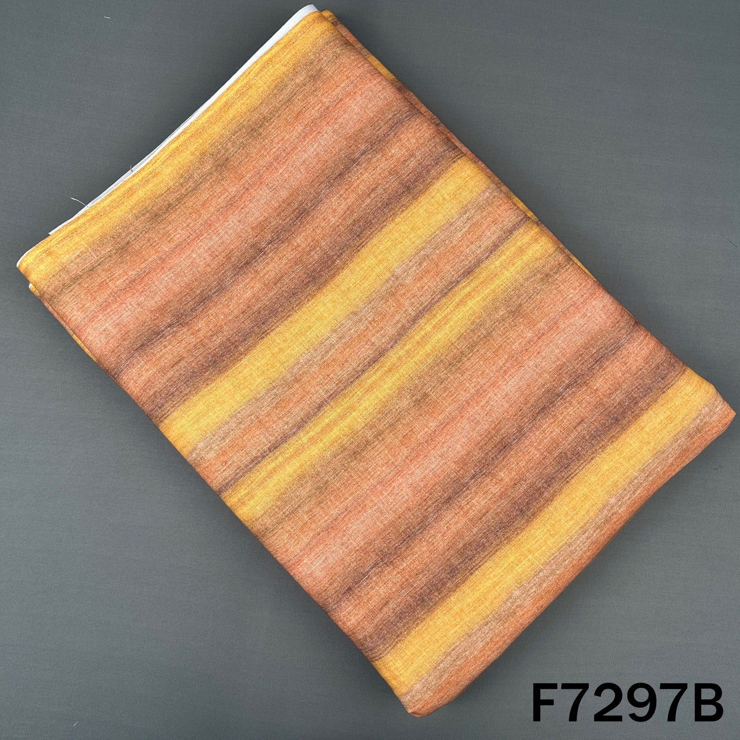 Multicolour Stripes Linen Fabric - F7297