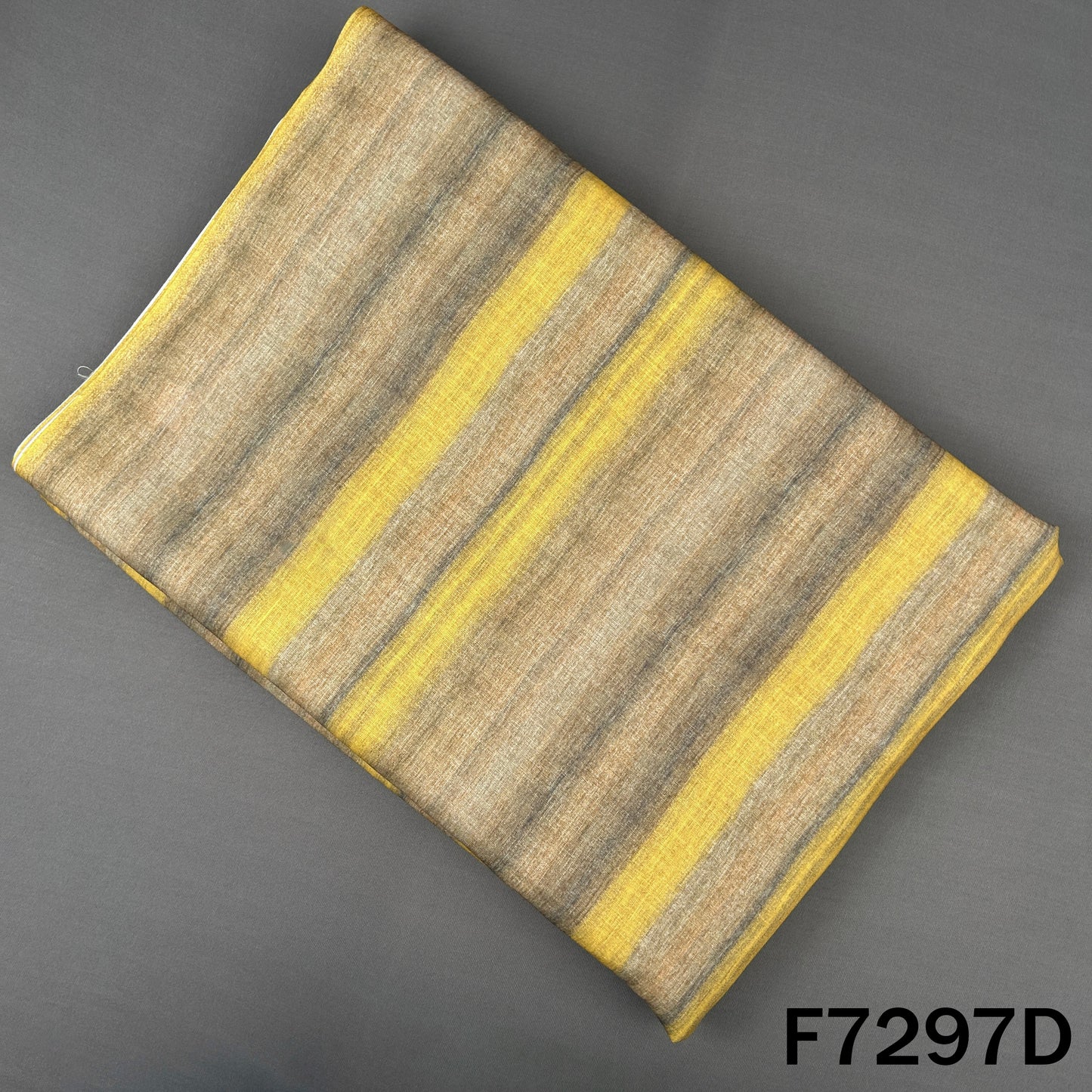 Multicolour Stripes Linen Fabric - F7297
