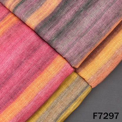 Multicolour Stripes Linen Fabric - F7297