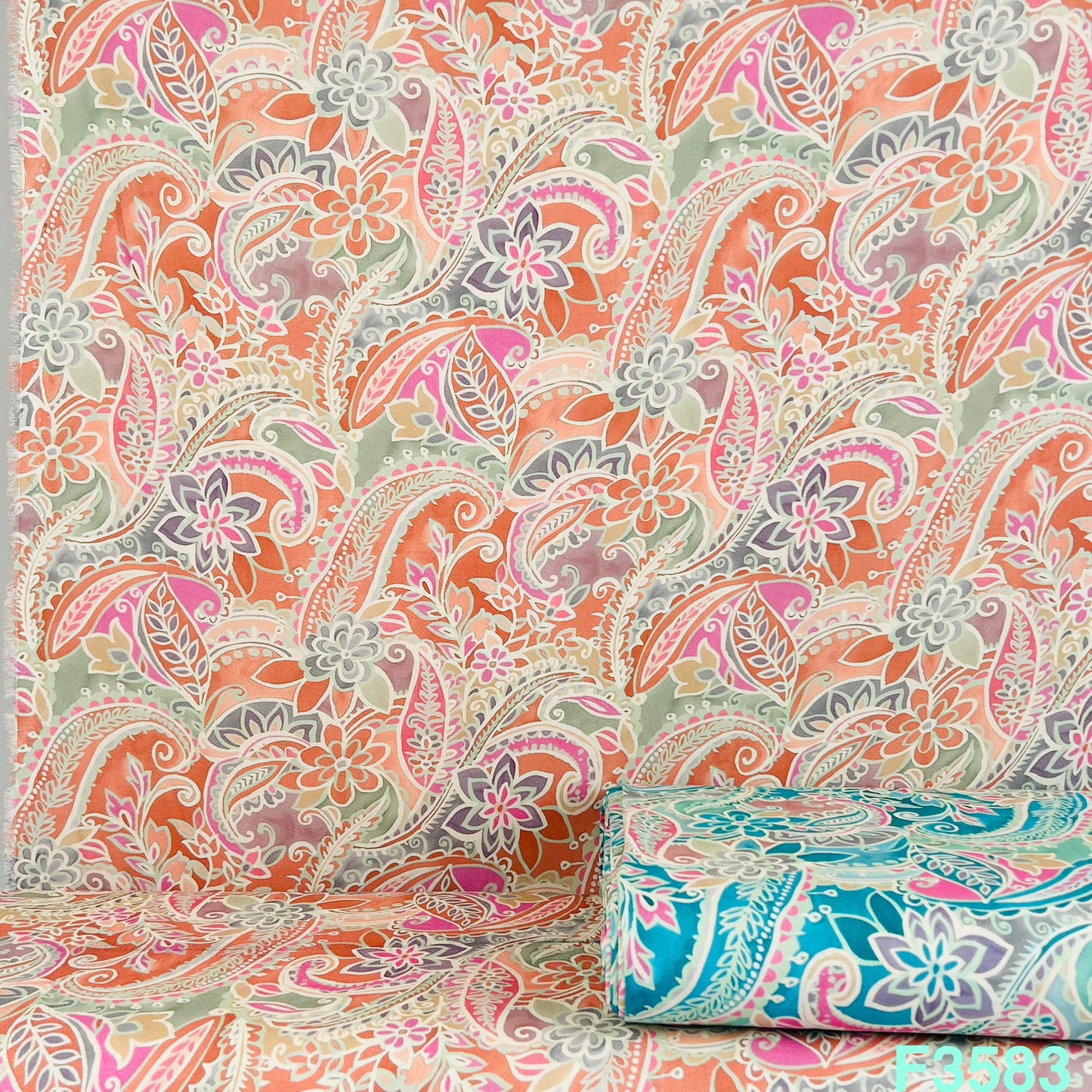 Printed Rayon Fabric-F3583