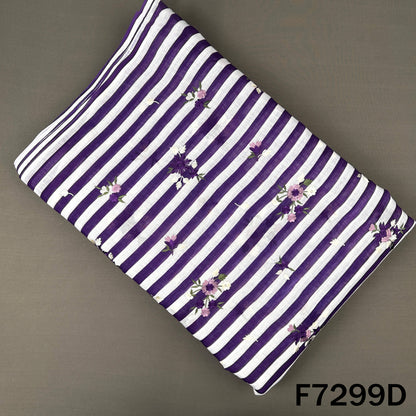 Thread Work Stripes Linen Fabric - F7299