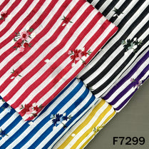 Thread Work Stripes Linen Fabric - F7299