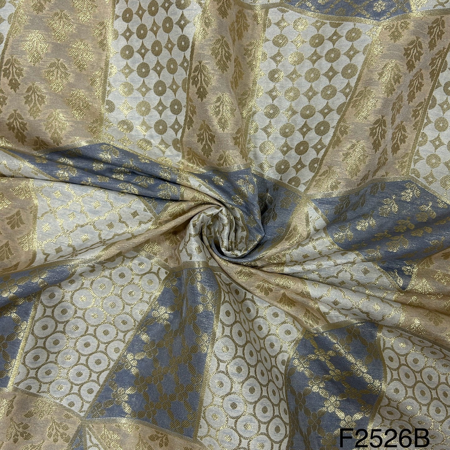 Silk Brocade Fabric-F2526
