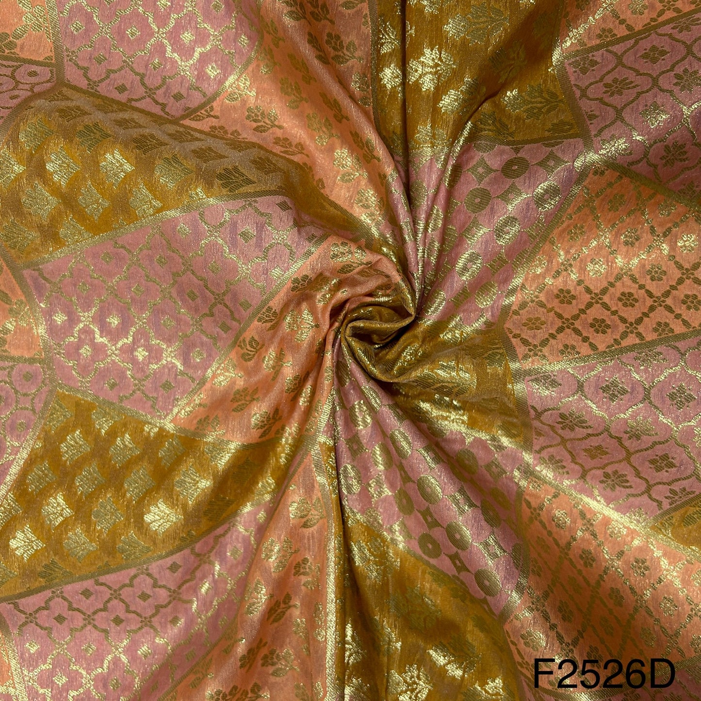 Silk Brocade Fabric-F2526