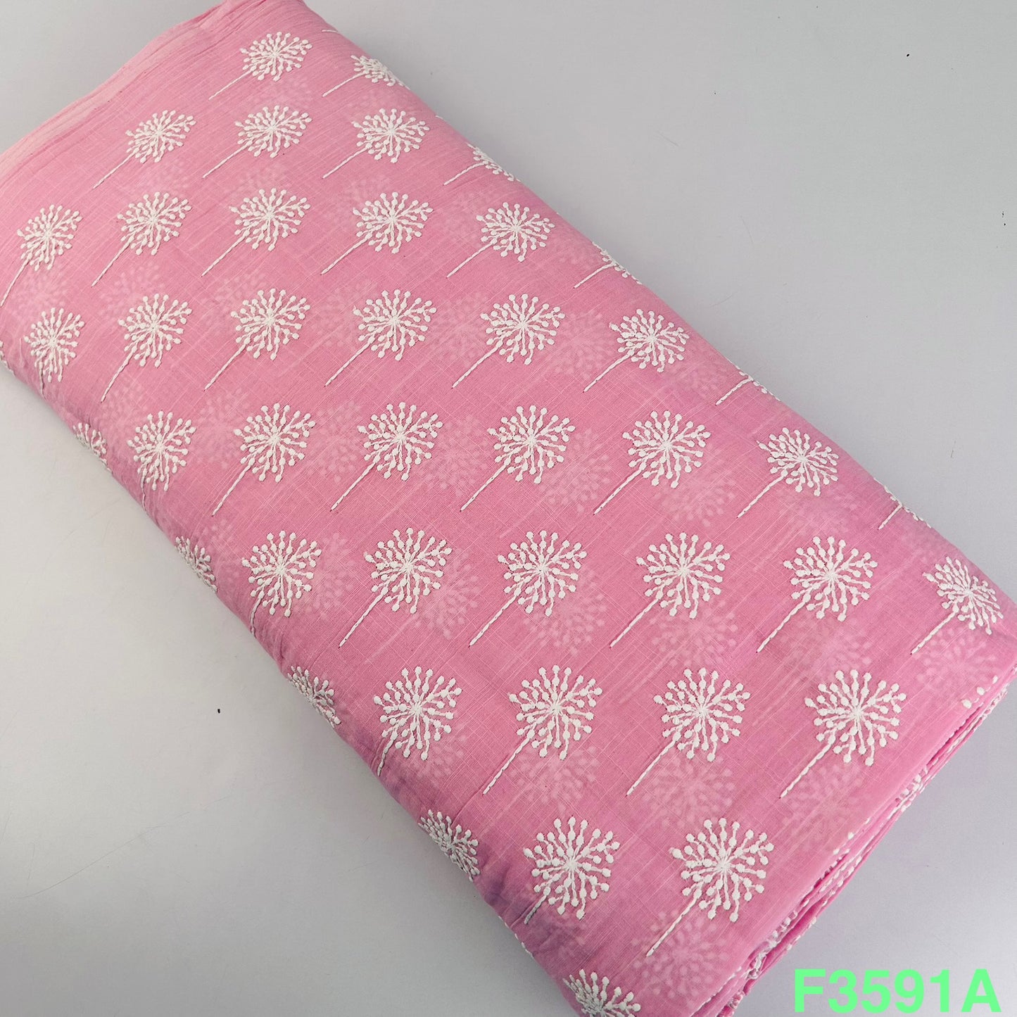 Thread Work Mul Cotton Fabric-F3591