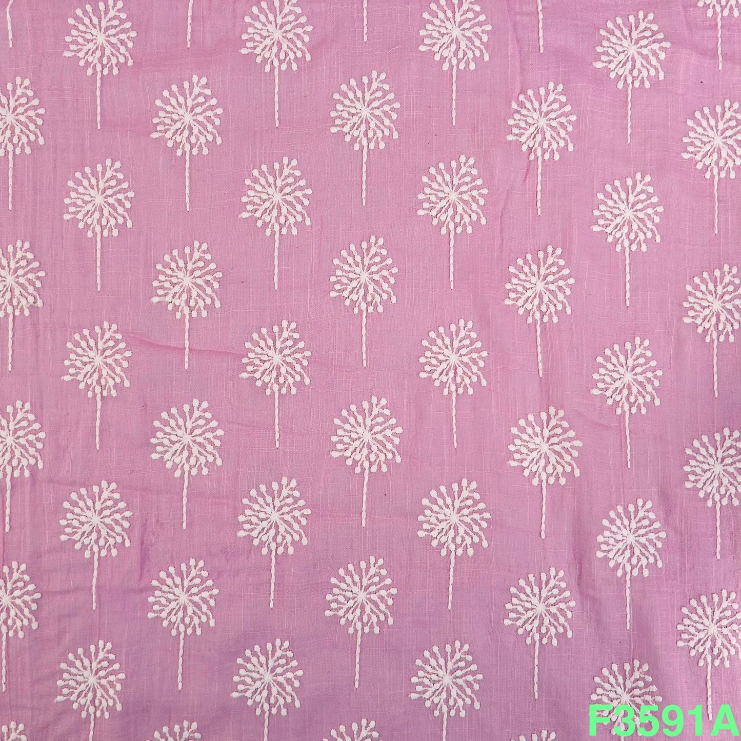Thread Work Mul Cotton Fabric-F3591