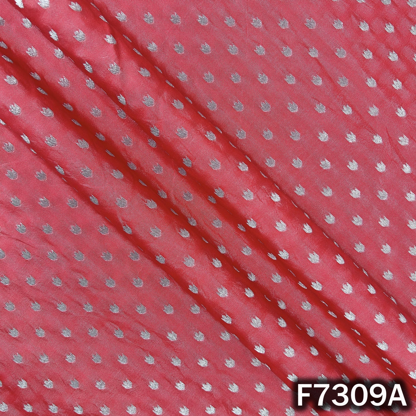 Zari Buti Work Banarasi Silk Fabric - F7309