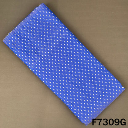 Zari Buti Work Banarasi Silk Fabric - F7309