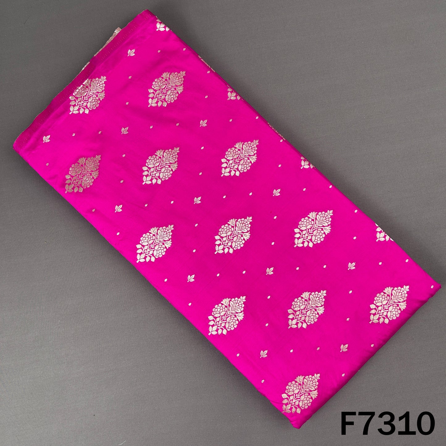 Zari Work Banarasi Silk Fabric - F7310
