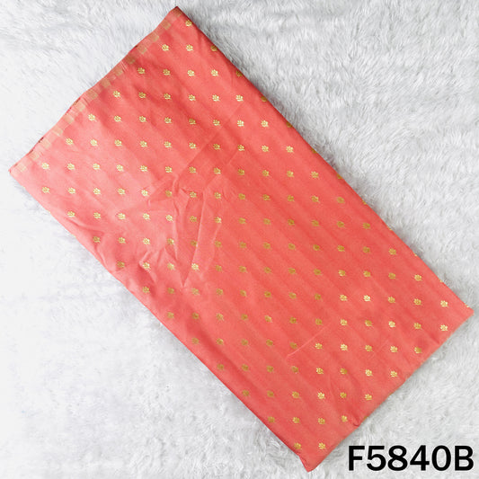 Zari Buti Work Banarasi Brocade Fabric - F5840