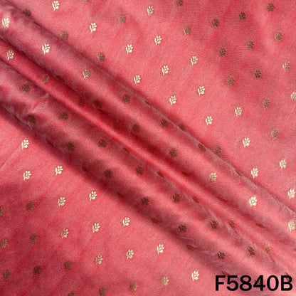 Zari Buti Work Banarasi Brocade Fabric - F5840