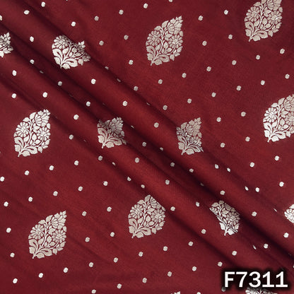 Zari Work Banarasi Silk Fabric - F7311