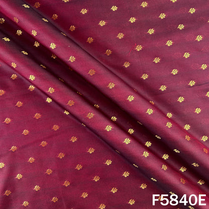 Zari Buti Work Banarasi Brocade Fabric - F5840