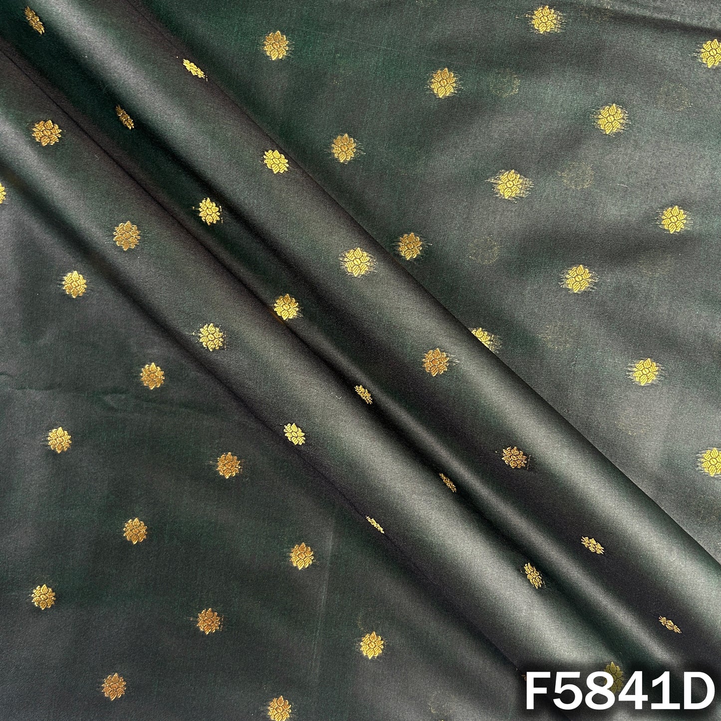 Zari Buti Work Banarasi Brocade Fabric - F5841