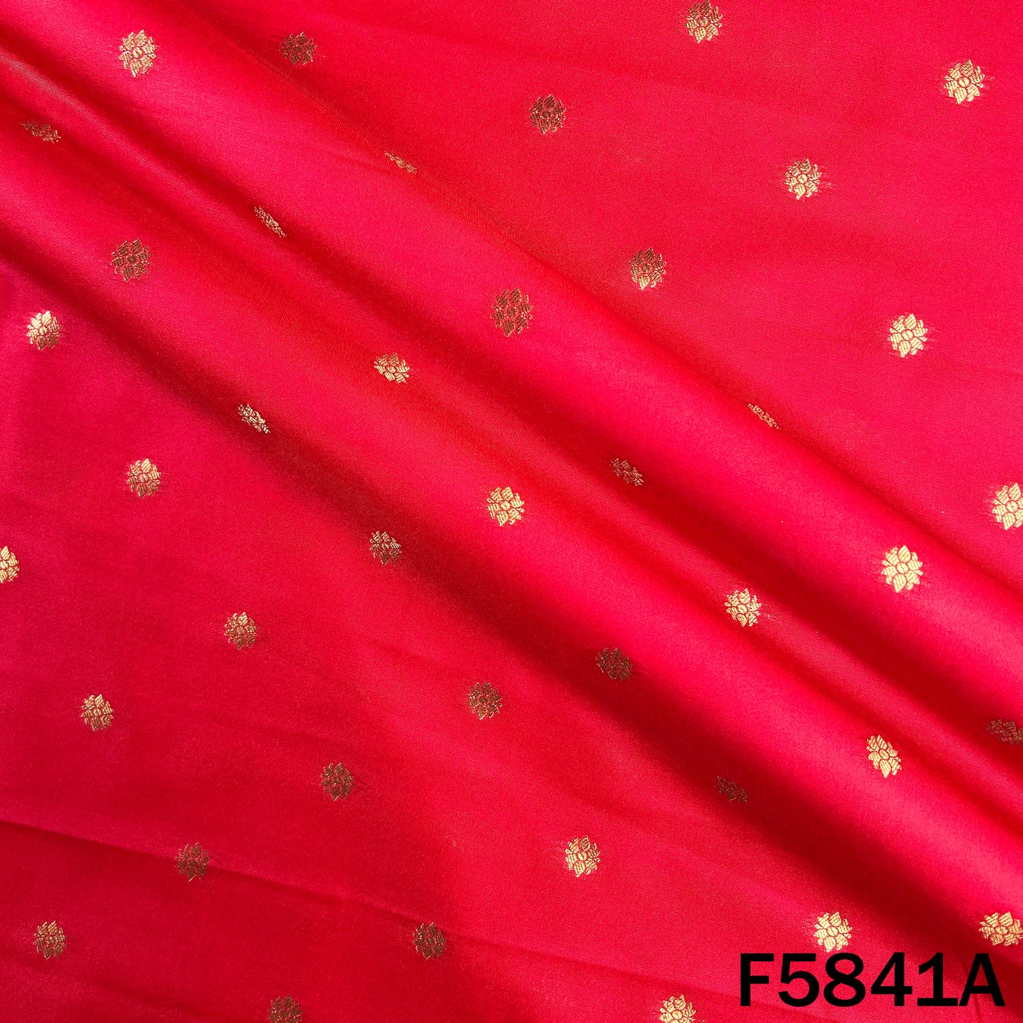 Zari Buti Work Banarasi Brocade Fabric - F5841