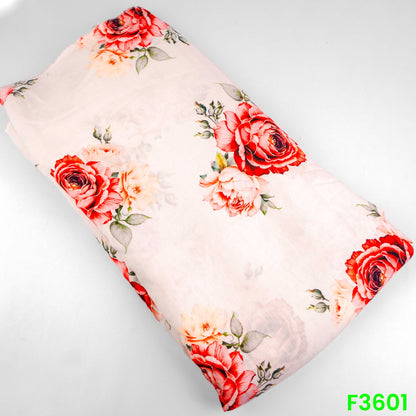 Digital Printed Linen Cotton Fabric-F3601
