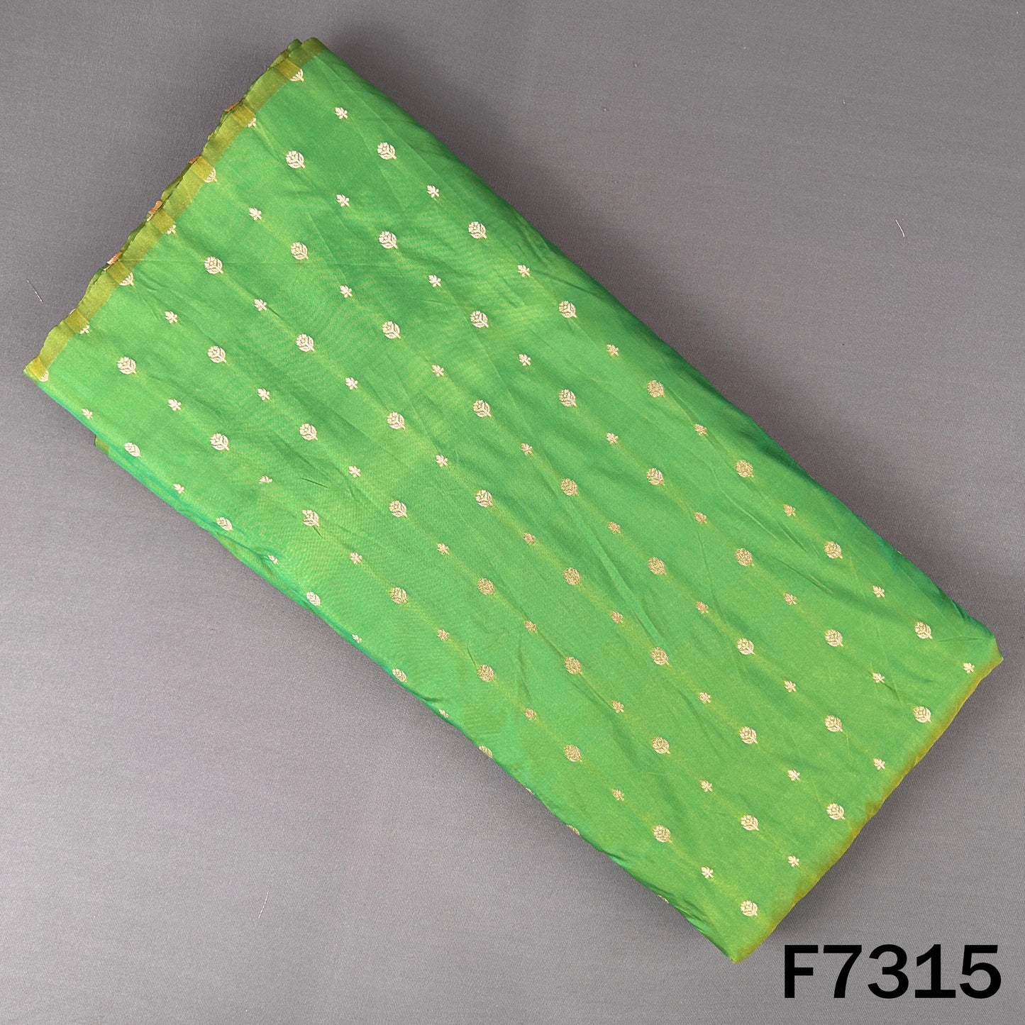 Zari Buti Banarasi Silk Fabric - F7315