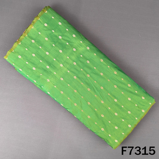 Zari Buti Banarasi Silk Fabric - F7315