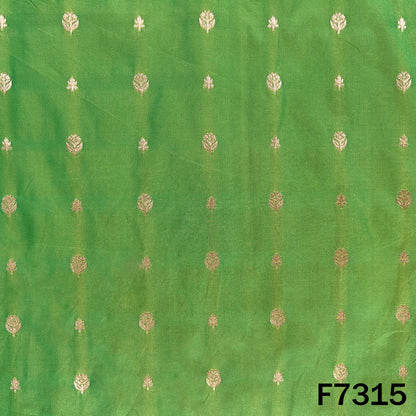 Zari Buti Banarasi Silk Fabric - F7315