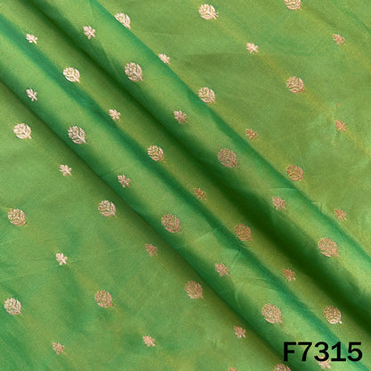 Zari Buti Banarasi Silk Fabric - F7315
