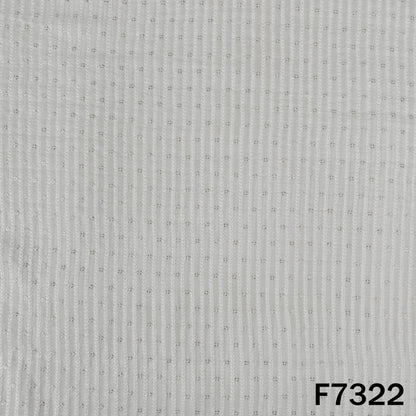 Dyeable Thread Sequins Embroidered Georgette Fabric - F7322