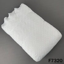 Dyeable Thread Embroidered Georgette Fabric - F7320