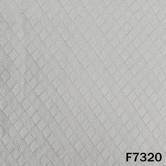 Dyeable Thread Embroidered Georgette Fabric - F7320