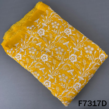 Thread Zari Sequins Embroidered Shimmer Tissue Fabric - F7317