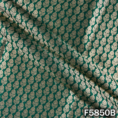 Zari Buti Work Brocade Silk Fabric - F5850