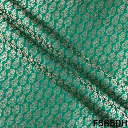 Zari Buti Work Brocade Silk Fabric - F5850