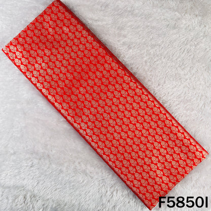 Zari Buti Work Brocade Silk Fabric - F5850