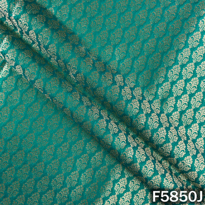 Zari Buti Work Brocade Silk Fabric - F5850