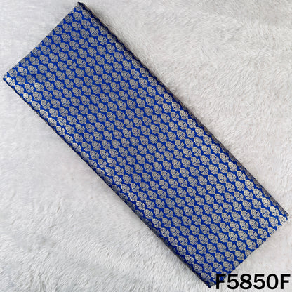 Zari Buti Work Brocade Silk Fabric - F5850