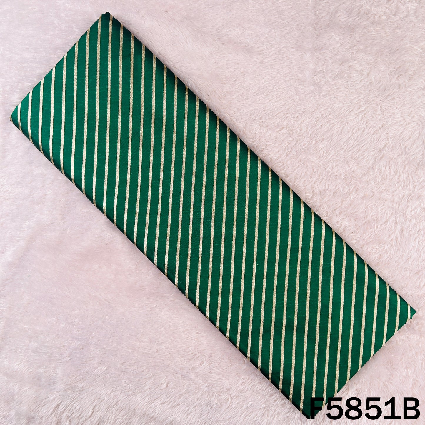 Leheriya Zari Work Brocade Silk Fabric - F5851