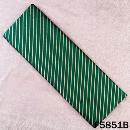 Leheriya Zari Work Brocade Silk Fabric - F5851