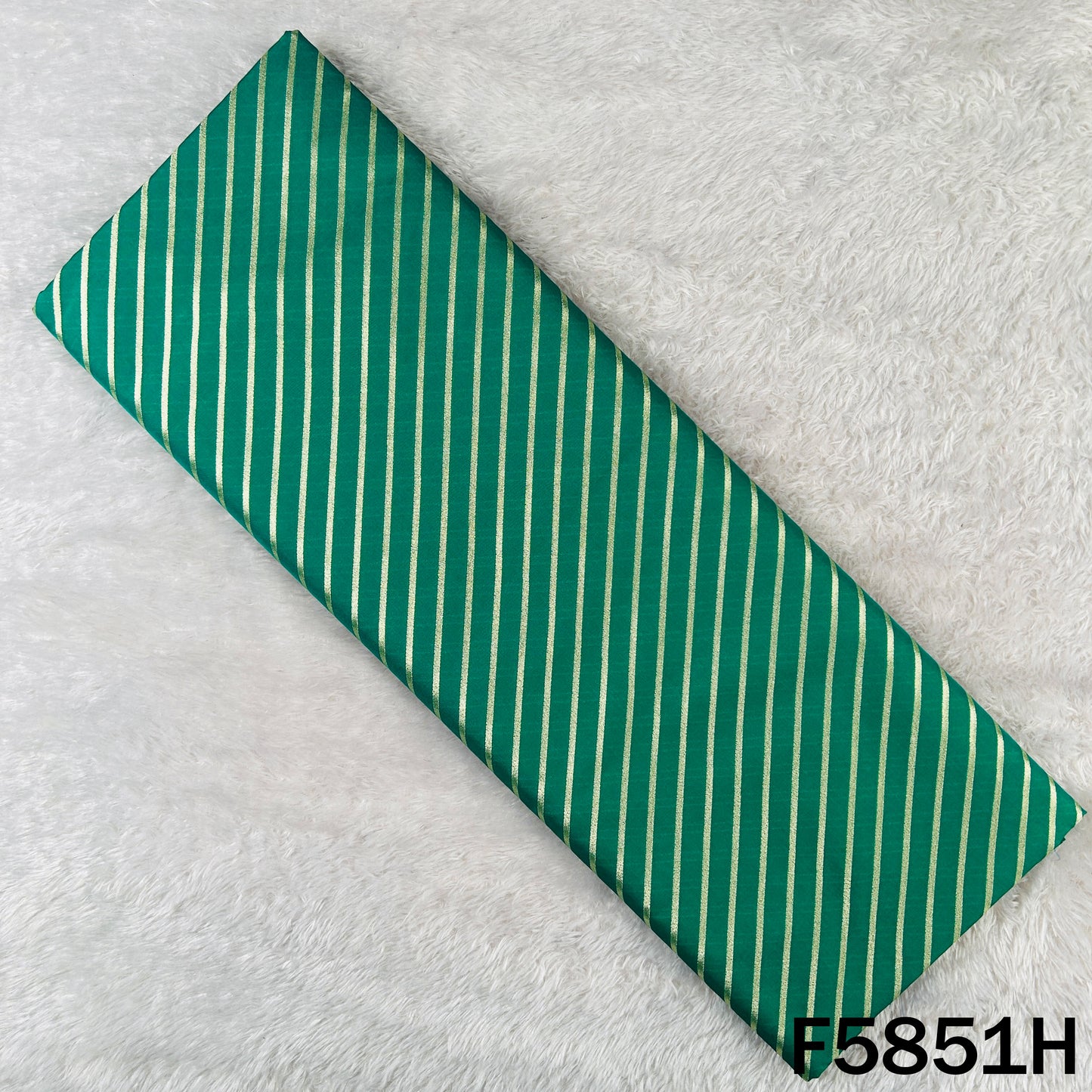 Leheriya Zari Work Brocade Silk Fabric - F5851