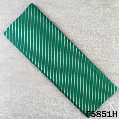 Leheriya Zari Work Brocade Silk Fabric - F5851