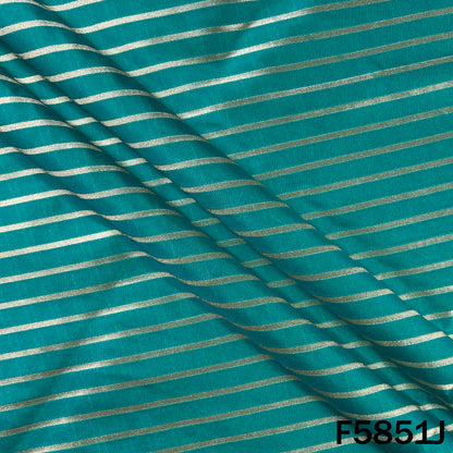 Leheriya Zari Work Brocade Silk Fabric - F5851