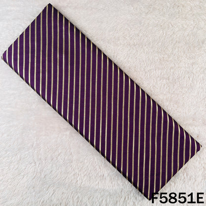 Leheriya Zari Work Brocade Silk Fabric - F5851