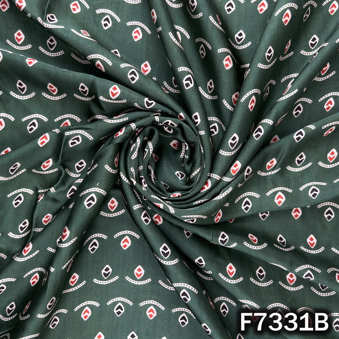Printed Modal Satin Fabric - F7331