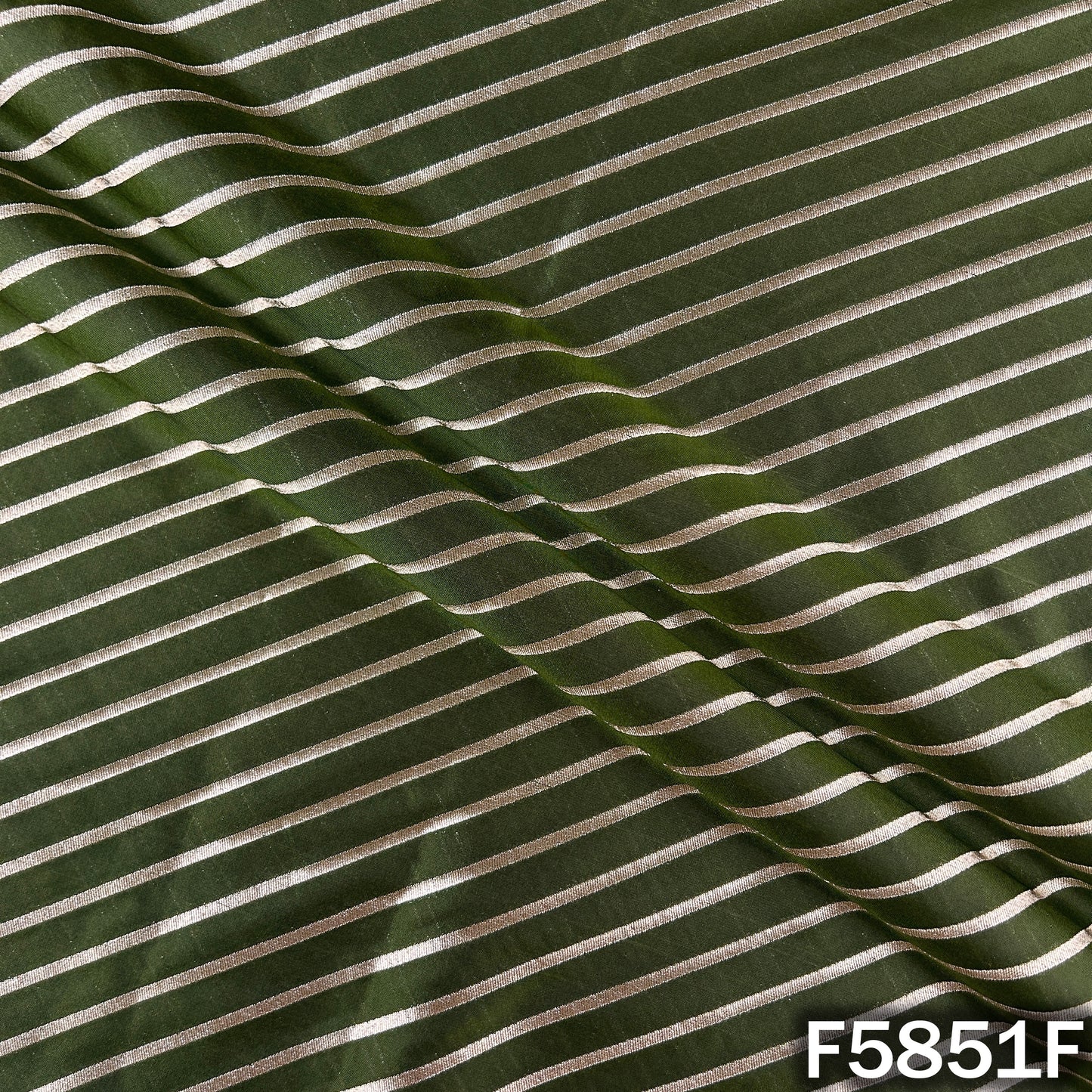 Leheriya Zari Work Brocade Silk Fabric - F5851