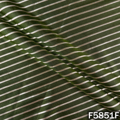 Leheriya Zari Work Brocade Silk Fabric - F5851