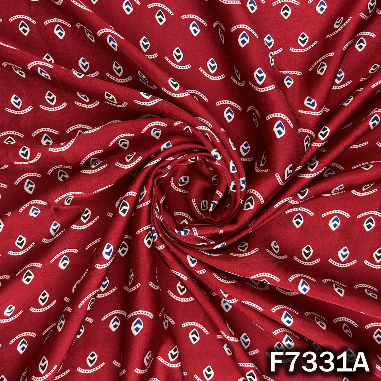 Printed Modal Satin Fabric - F7331