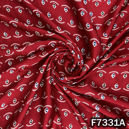 Printed Modal Satin Fabric - F7331