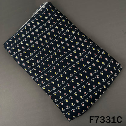 Printed Modal Satin Fabric - F7331