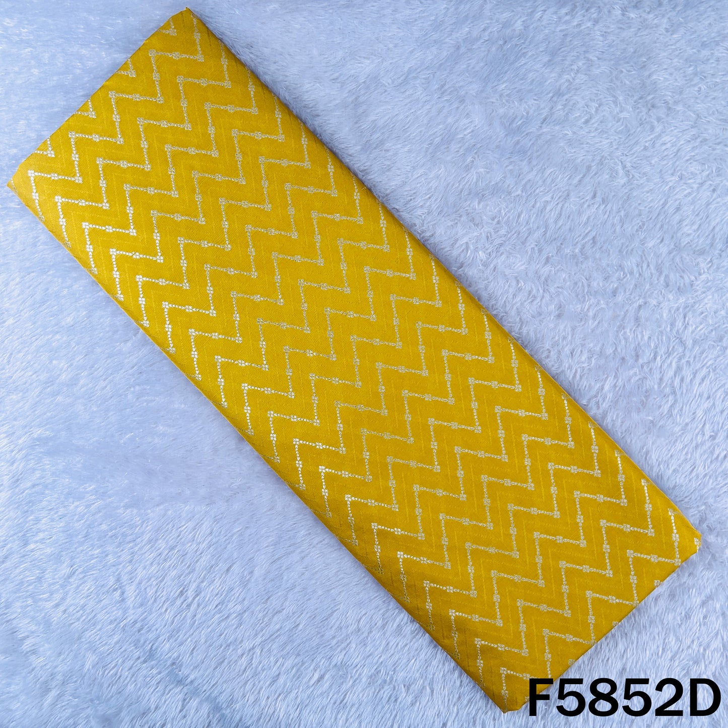 Banarasi Brocade Silk Fabric - F5852